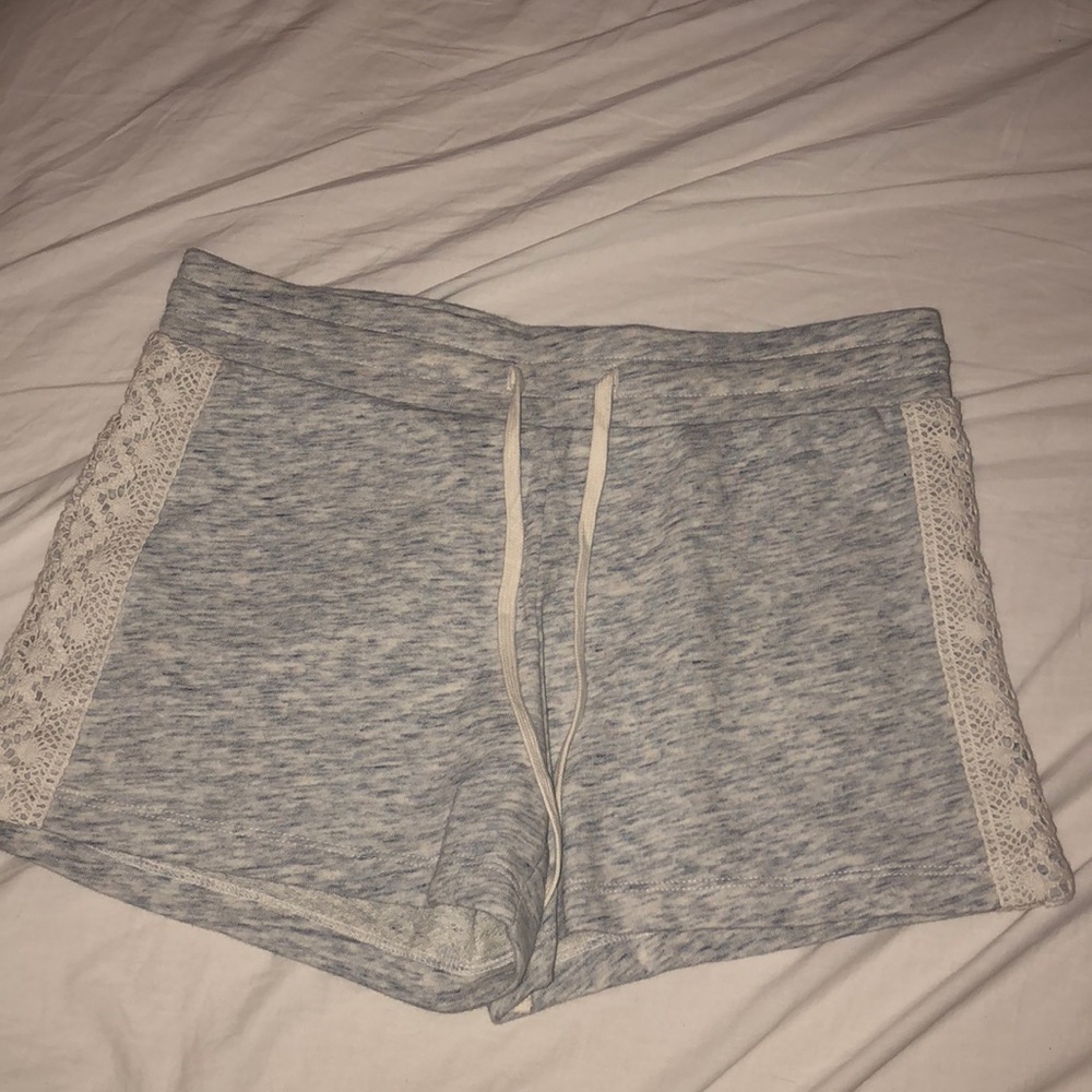 These nice grey shorts.